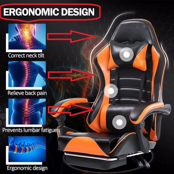 Gaming Chair Computer Gamer Chair,Ergonomic Desk Office PC Chair