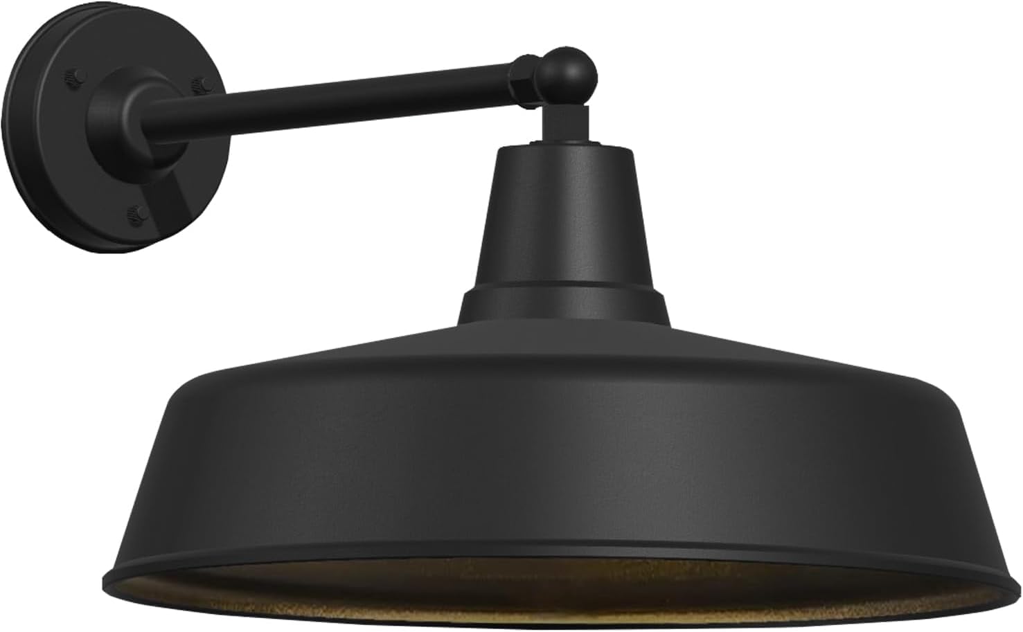 Large 18" Outdoor barn gooseneck Light, Vintage Farmhouse Style Wall Mounted barn Light