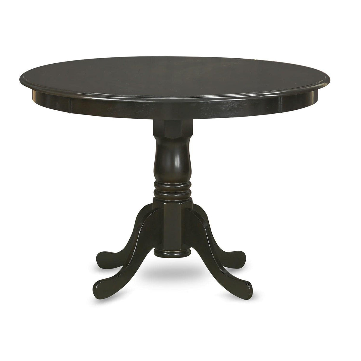 HLLY5-CAP-W 5 Piece Dining Set Includes a Round Dining Table with Pedestal and 4 Kitchen Chairs,