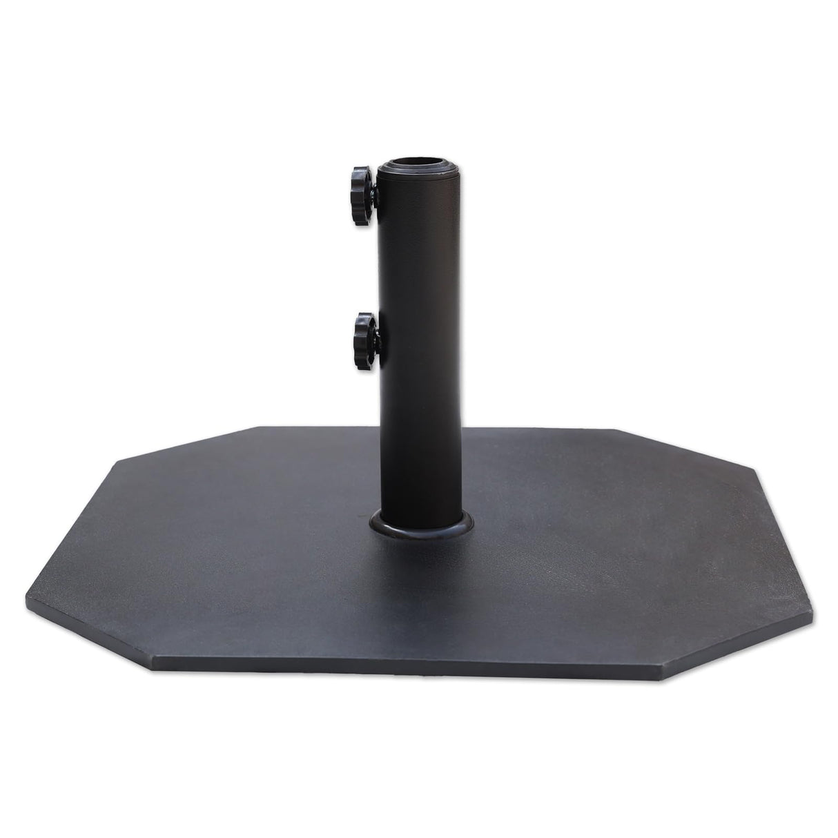 40lbs Square Outdoor Patio Umbrella Base, Heavy Duty Steel Plate Stand Weight