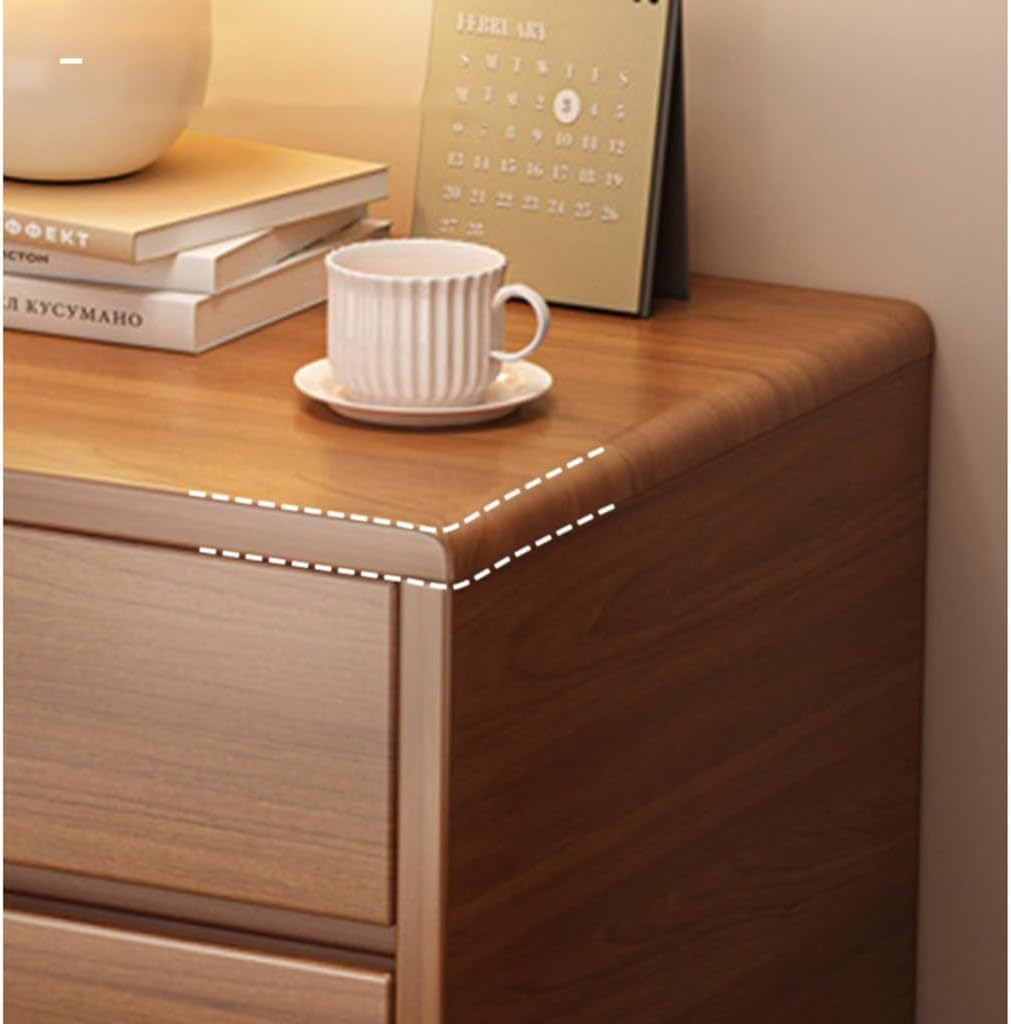 Nightstand, Solid Wood Bedside Table