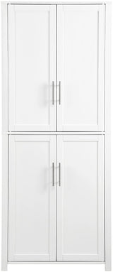 Savannah Tall Pantry, White