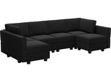 Reversible Sectional Sofa U Shaped Couch with Storage Seat with Chaise