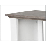 6-Shelf Modern Wood Storage Cube Bookcase, Square Organizer Cubby, White/Driftwood