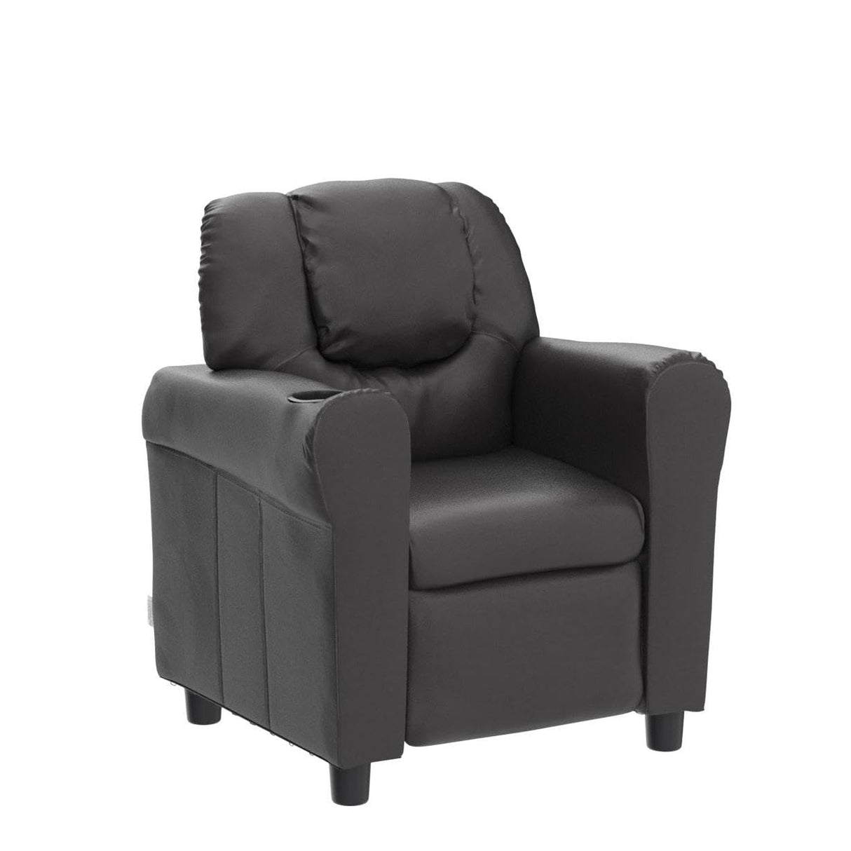 Kids Recliner Chair with Cup Holder, Toddler Furniture Children Armrest Sofa