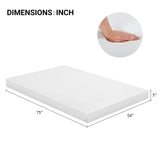 5 Inch Green Tea Cooling Memory Foam Mattress,Fiberglass Free, Medium Firmness