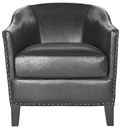 Mercer Collection Evander Club Chair, Antique Black