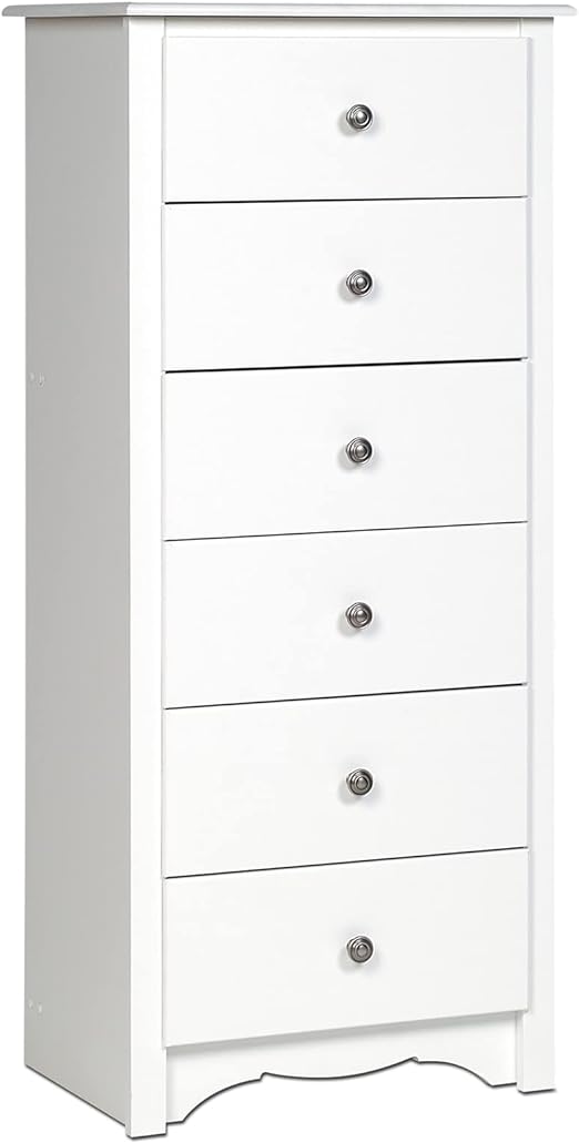 Drawer Tall Dresser for Bedroom, Farmhouse Dresser Chest