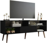 with 1 Door and 4 Shelves with Cable Management for 55, 65 Inch Media Storage Media