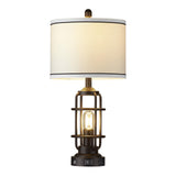 Modern Table Lamps, Industrial 3-Way Dimmable Bedside Lamp