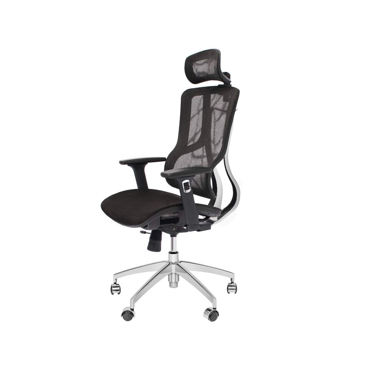 Executive Chair with 2D Adjustable Headrest, Ergonomic Office Chair with Mesh Seat