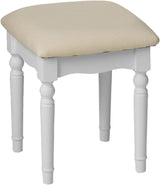 Furniture of America Athy White Vanity with Stool