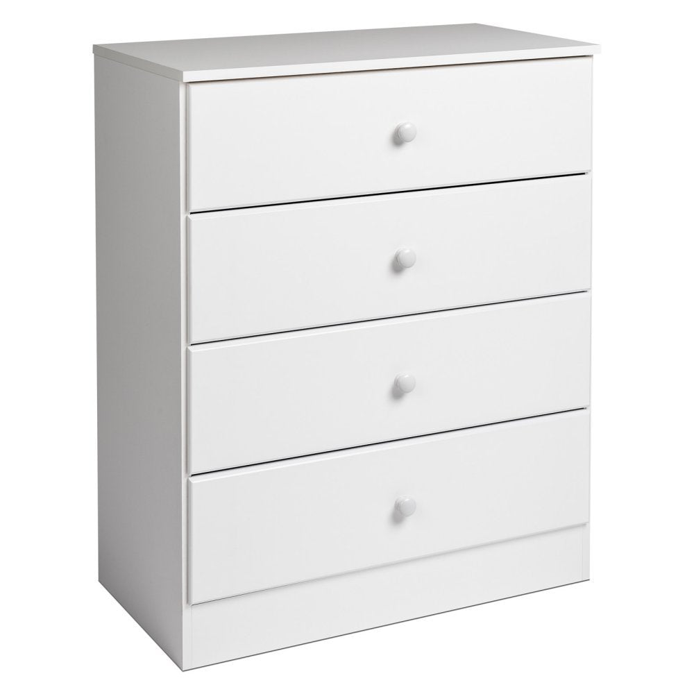 Astrid Simplistic 4-Drawer Dresser for Bedroom, Functional Bedroom Dresser Chest