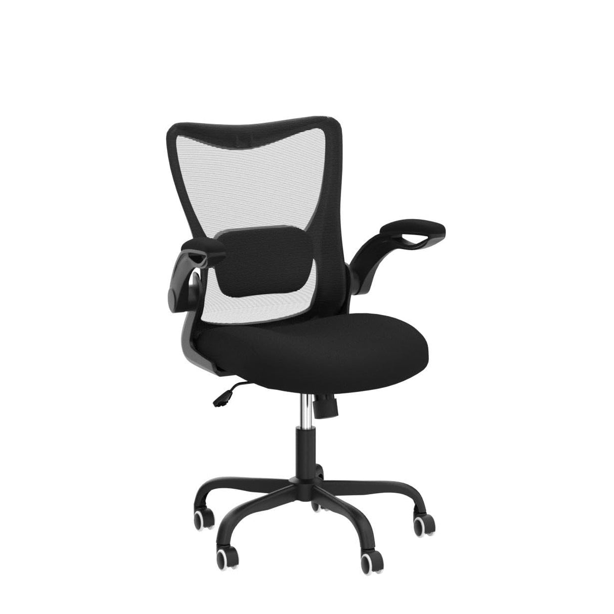 Office Chair, Ergonomic Desk Chair with Adjustable Lumbar Support and Flip up Armrest