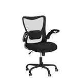 Office Chair, Ergonomic Desk Chair with Adjustable Lumbar Support and Flip up Armrest