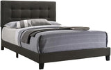 Mapes Tufted Upholstered Bed Charcoal, Queen