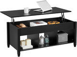 Coffee Table, 41in Lift Top Coffee Table with Storage Hidden Compartment & Shelf