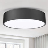 Flush Mount Ceiling Light,11.8 inch 2-Light Close to Ceiling Light Fixture,Matte Black Indoor