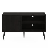 Claude Mid Century Style Stand With Wood Legs For TV Up To 55 Inches