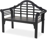 Weatherproof Lutyens Outdoor Bench | Holds Up to 400 lbs