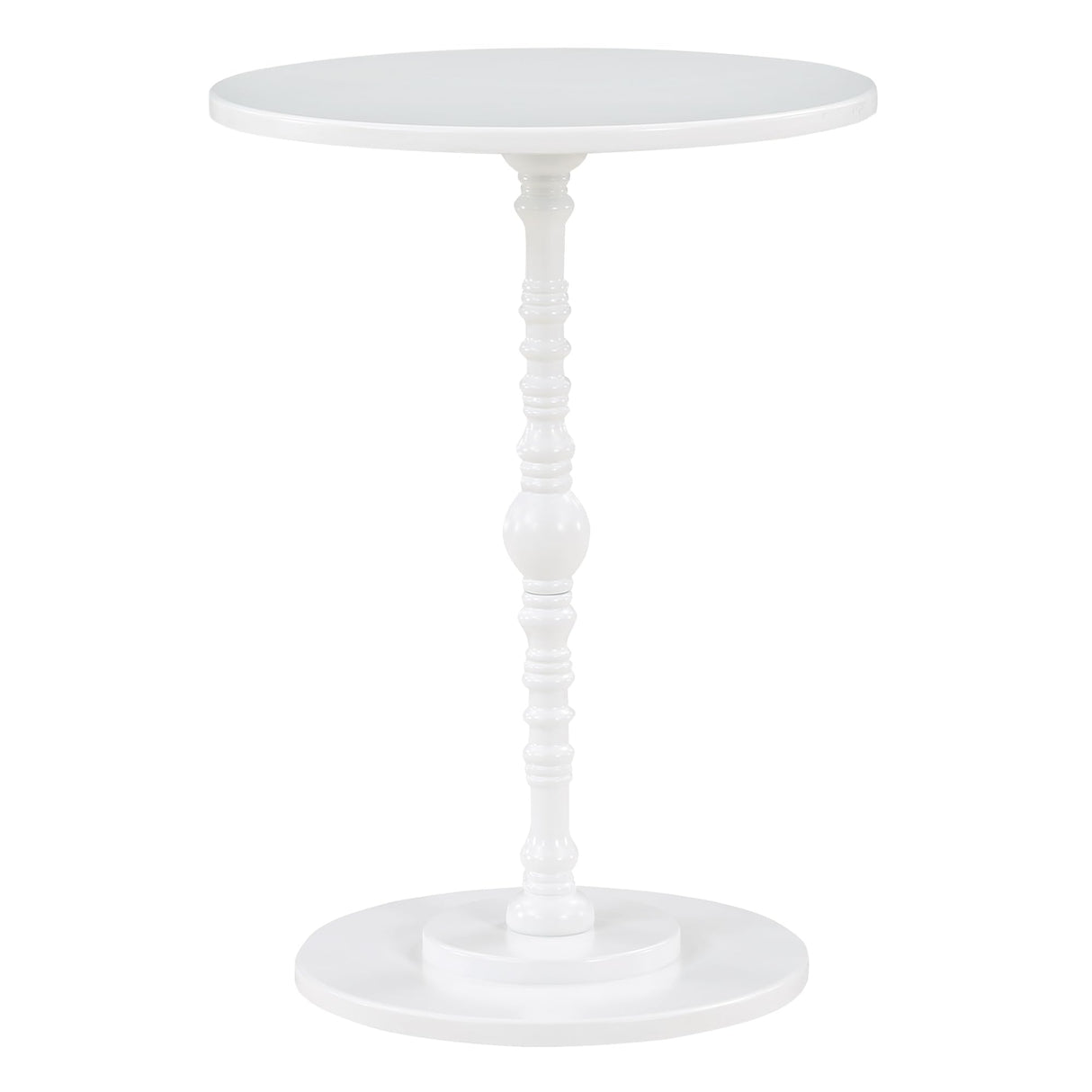 Classic Accents Sanibel Beach Spindle Table 17.75" - Traditional Round End Table