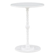 Classic Accents Sanibel Beach Spindle Table 17.75" - Traditional Round End Table