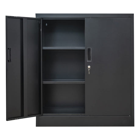 Metal Storage Cabinets with Shelves and Doors, Steel Locking Storage Cabinet