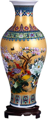 Large Fishtail Ceramic Floor Vase,Flower Vase Handmade Home Decorative Vase