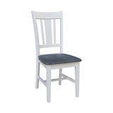 K05-42DP-C10-4 42 in. Dual Drop Leaf Table with 4 Splat Back Chairs-5 Piece Dining Set,