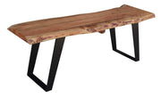Live Edge, 50" Solid Wood Bench