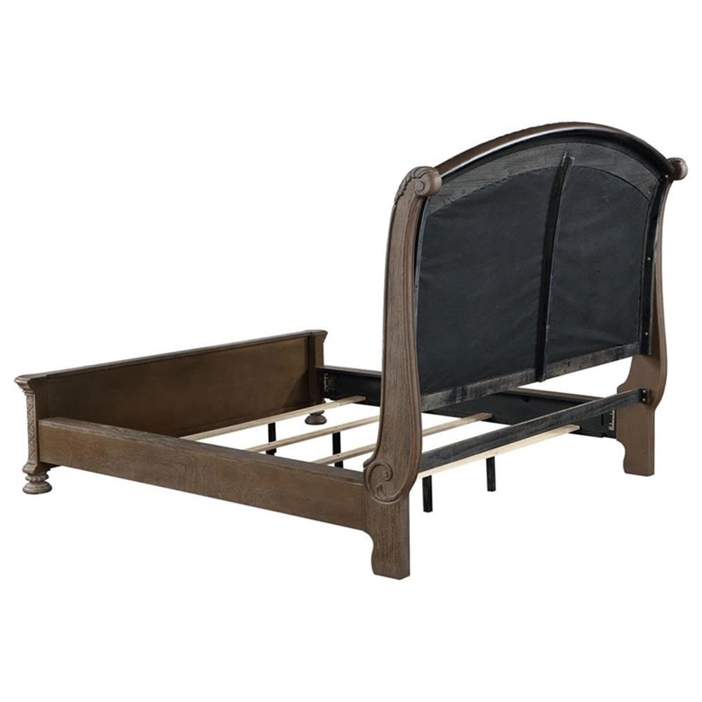 Emmett Queen Bed 5-Piece Set, Walnut