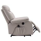 Massage Recliner Chair Electric Power Lift Recliner Chair Sofa PU Leather Modern Rocker