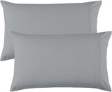 1000 Thread Count 100% Egyptian Cotton Pillow Case Set, Best King Size (20"x40") Pillowcases Sateen Weave