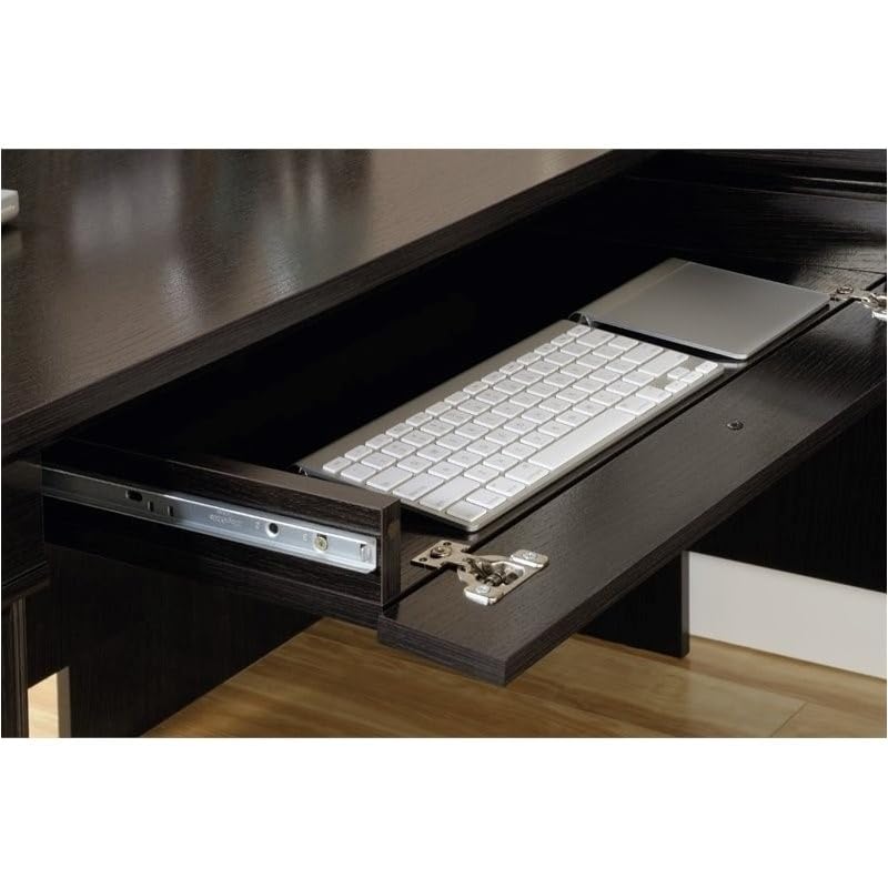 Executive L-Shaped Computer Desk with 3 Drawers