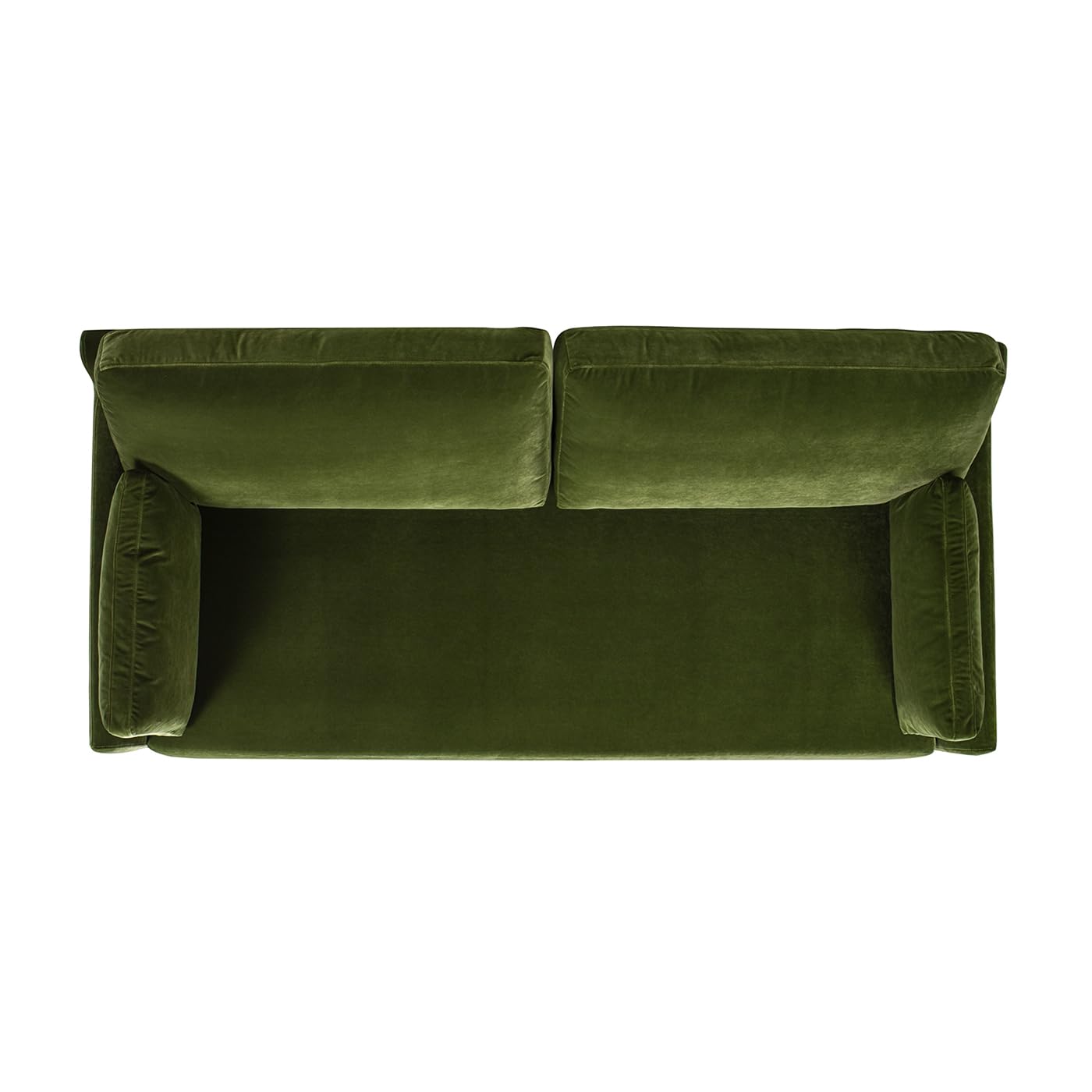 Pasadena 75.5" Modern Farmhouse Sofa, Olive Green Performance Velvet