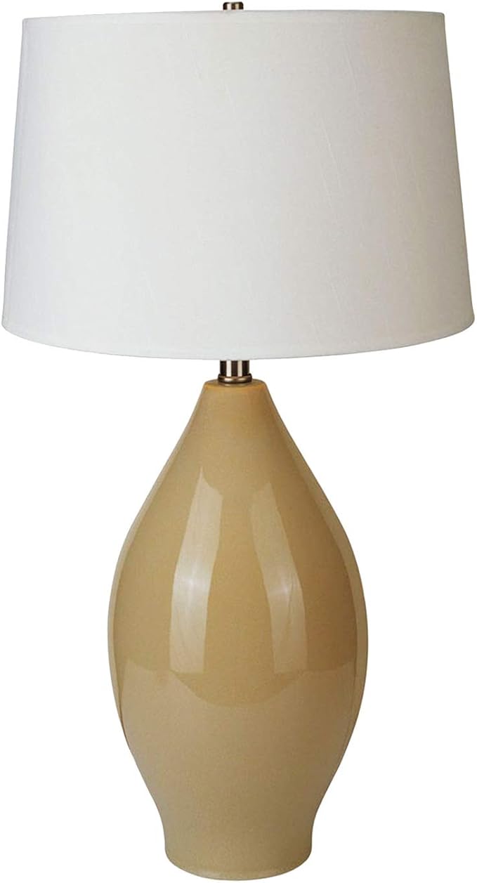 International 6202GN Ceramic Table Lamp, 16" x 16" x 28"