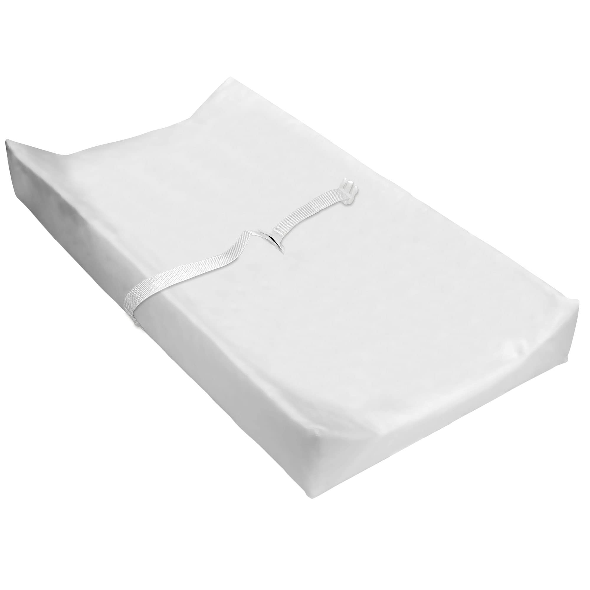 Abby Convertible Crib 'N' Changer + Changing Pad and Cover [Bundle], Bianca