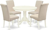 HLBA3-CAP-21 3 Piece Kitchen Table & Chairs Set Contains a Round Dining Room