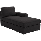 Modern Fabric Modular Sectional Sofa with Reversible Chaise in Gray