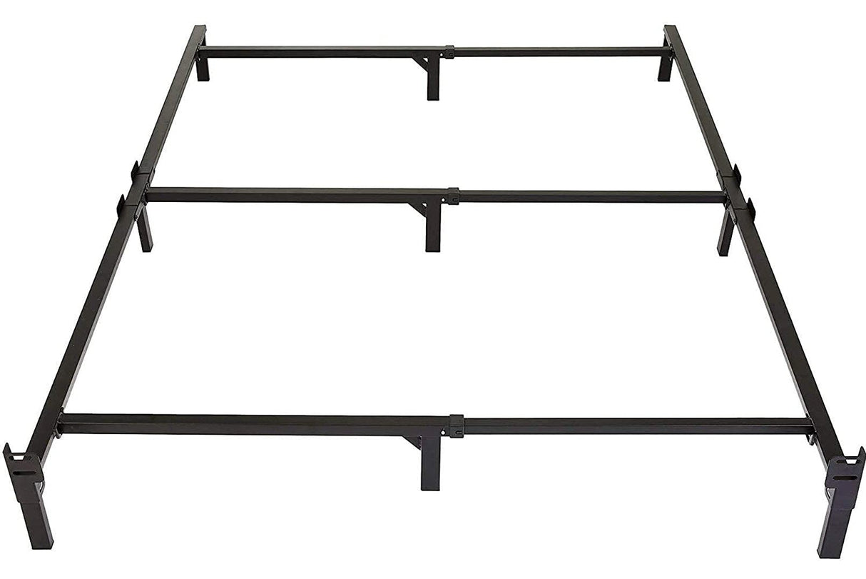 Metal Bed Frame, 9-Leg Base for Box Spring and Mattress