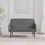 Comfy Loveseat Couch, Modern 2-Seater Sofa Loveseat, Small Loveseat Sofa, 2-Seater Bench for Living Room Bedroom Office, Dark Gray 43.3"x29.9"x31.5" Fabric,-324