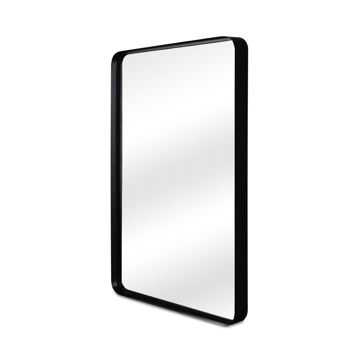Bishop Contemporary Metal Mirror in Black