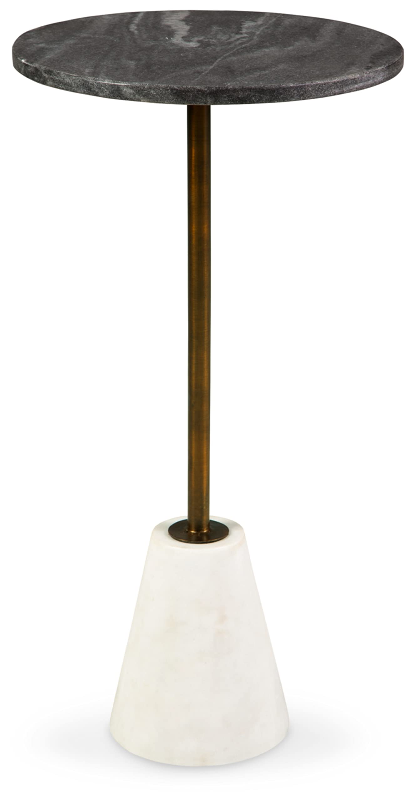Caramont Accent Table, Black & White