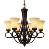 Chandelier 6 Light in Variety of Style 28.5 inches High by 27.5 inches