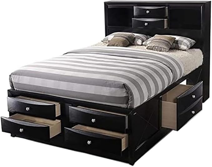 l Queen Storage Bed in Espresso Finish