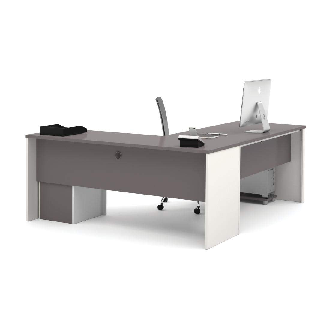 Connexion L-Shaped Desk in Sandstone