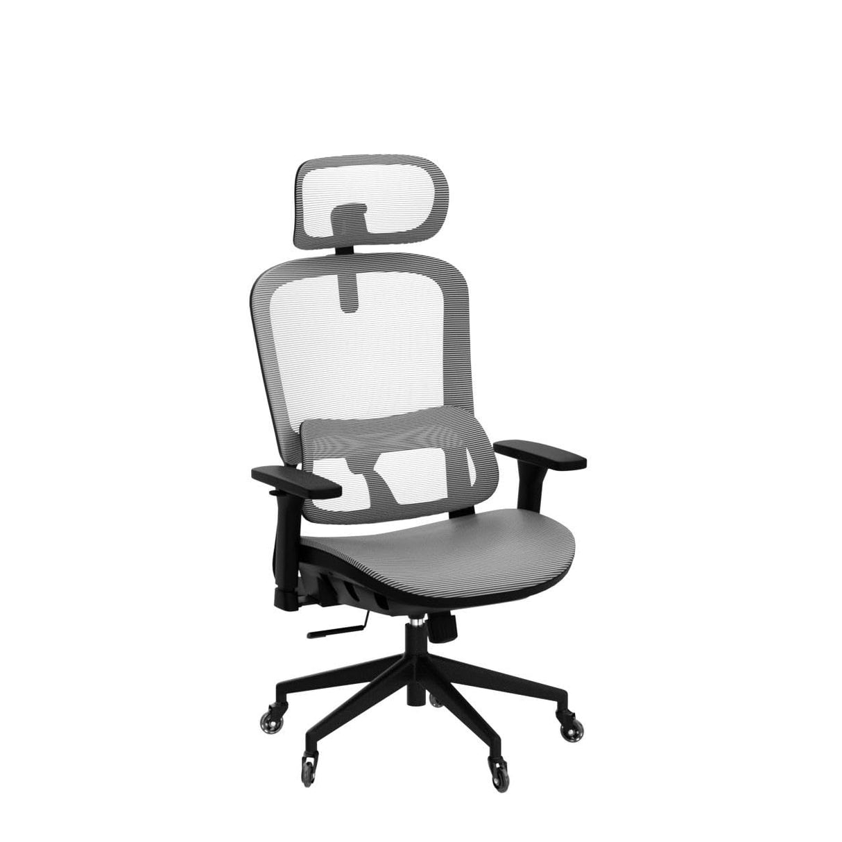 resiova Office Chair Ergonomic Computer Chair,High Back Mesh Chairs,Computer Chair with Lumbar Support and Retractable Armrests,Swivel Mesh Office Chair for Home Office and Study,Grey