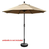 Umbrella Base Water Filled Stand Market Patio Outdoor Heavy