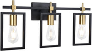 Bathroom Vanity Light Fixture Over Mirror, Rustic Bathroom Light Fixtures Black and Gold