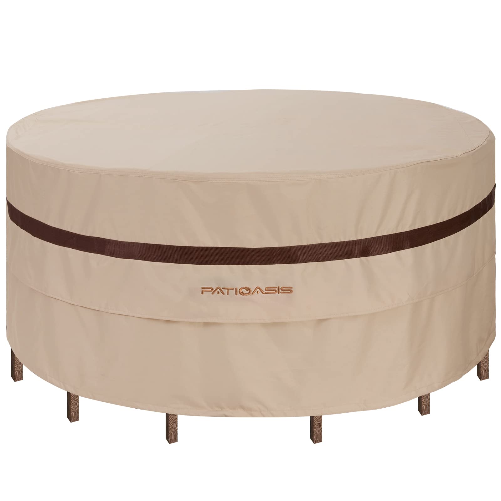Round Patio Table Cover 76'' Dia Waterproof Patio Furniture Set Covers 30